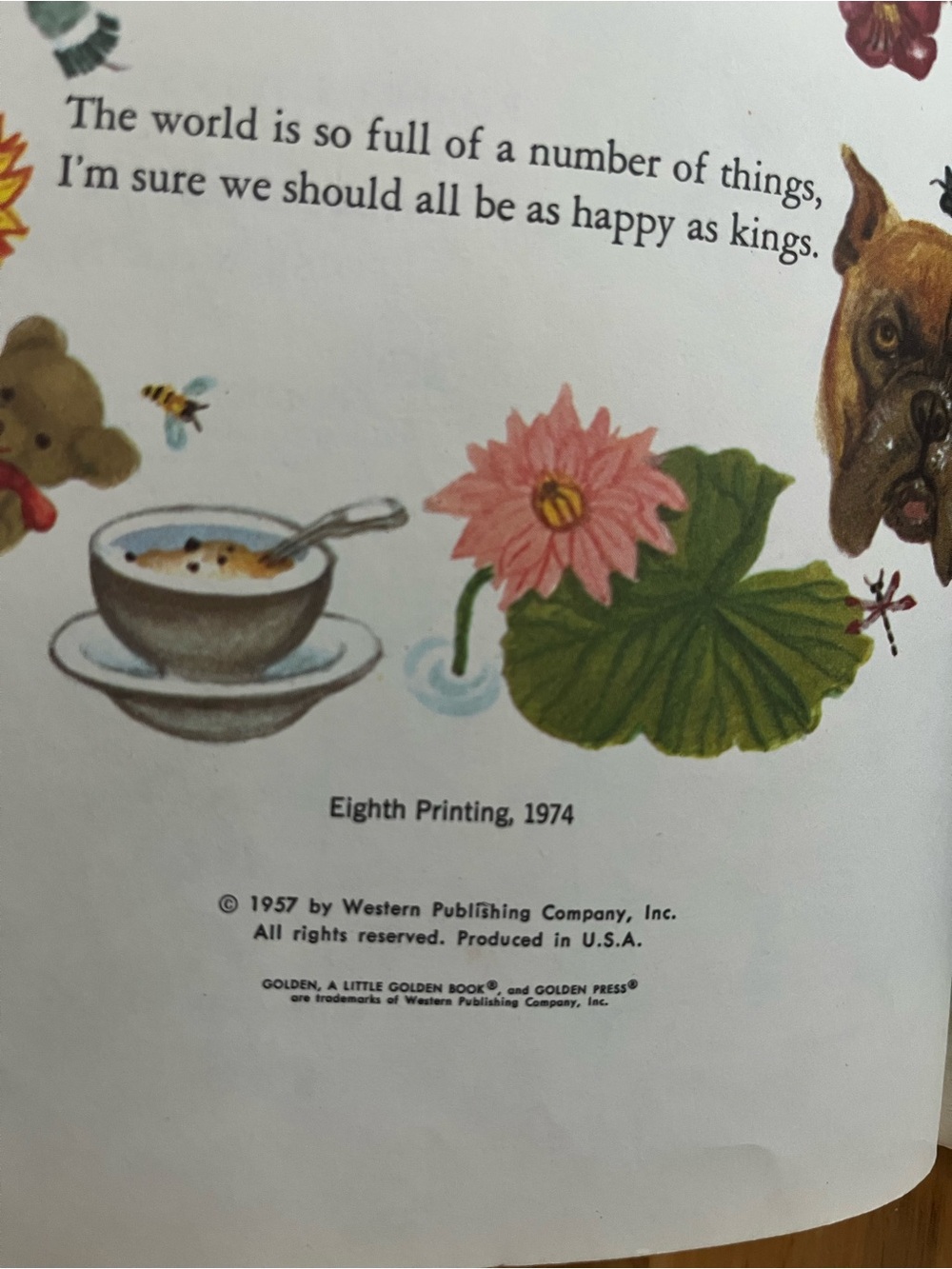 Vintage 1974 Little Golden Books A Child's Garden of Verses - Picture 3 of 5